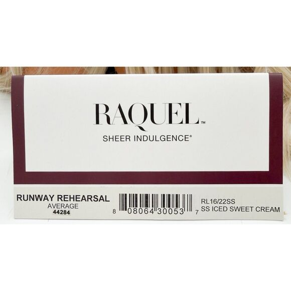 Runway Rehearsal wig by Raquel Welch, RL16/22SS Shaded Iced Sweet Cream, NEW